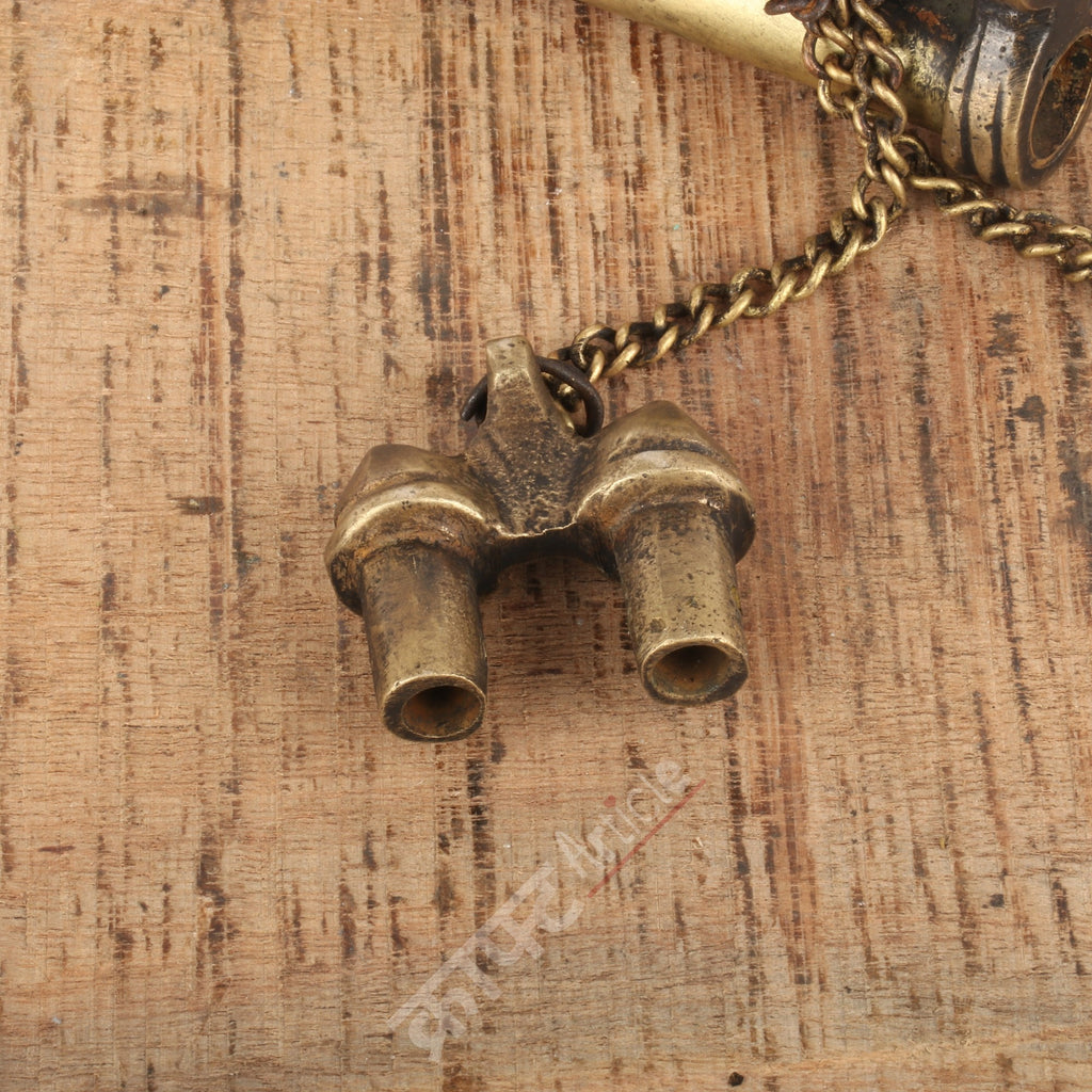 Vintage Brass Ink Pots