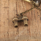 Vintage Brass Ink Pots