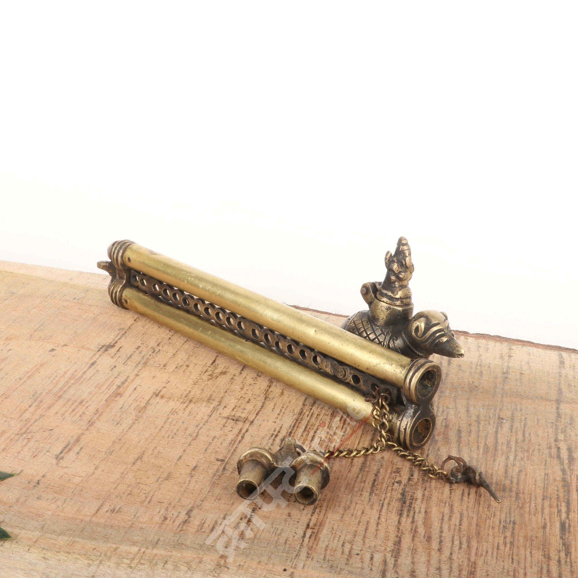 Vintage Brass Ink Pots