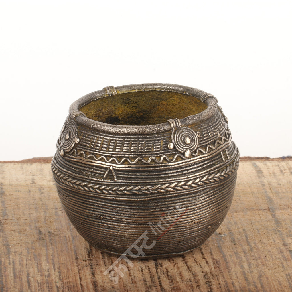 Tribal Dokra Rice Bowl