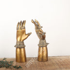 Brass Ritual Hands Sculpture