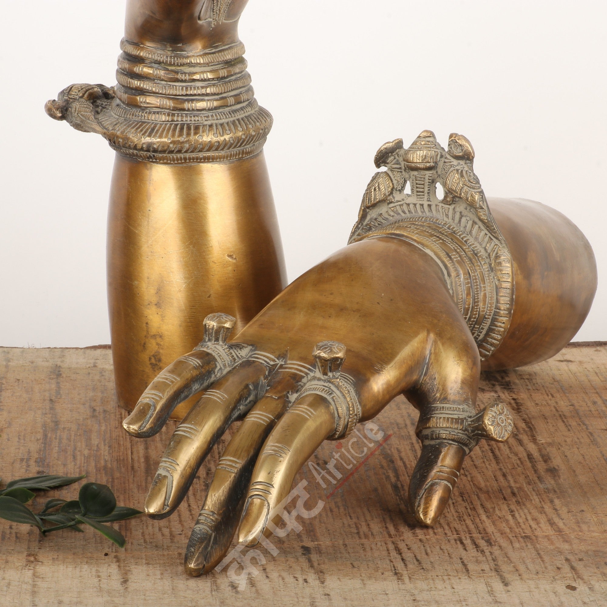 Brass Ritual Hands Sculpture