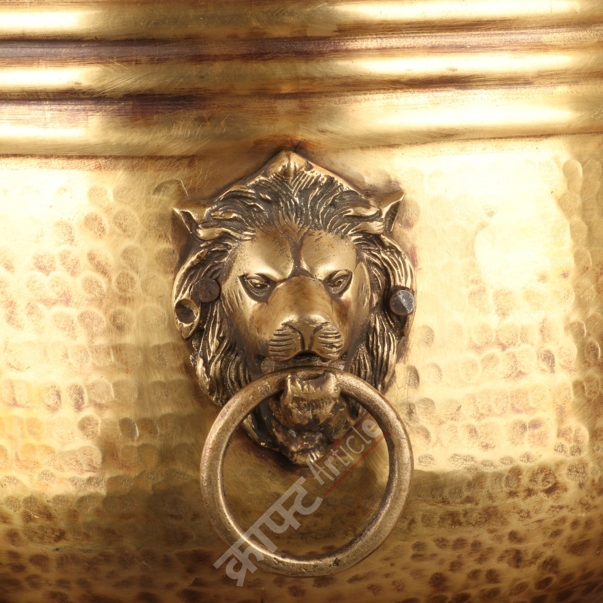 Handmade Brass Sheet Planter 15"