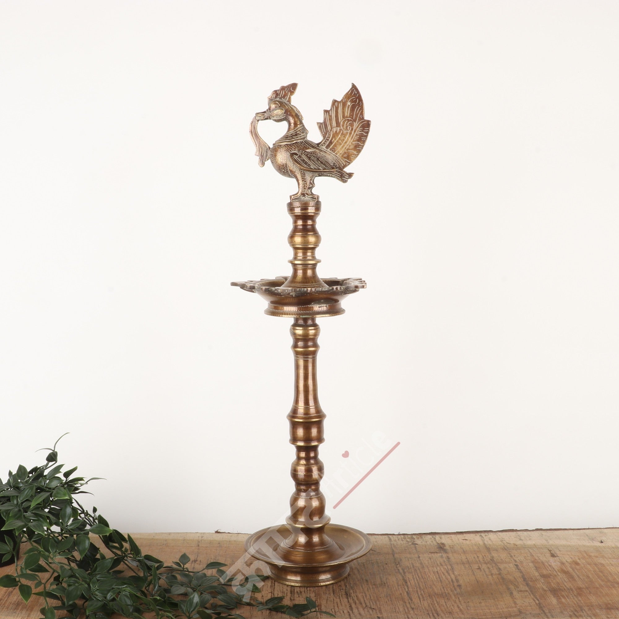 Traditional Oil Lamp (Peacock Diya)