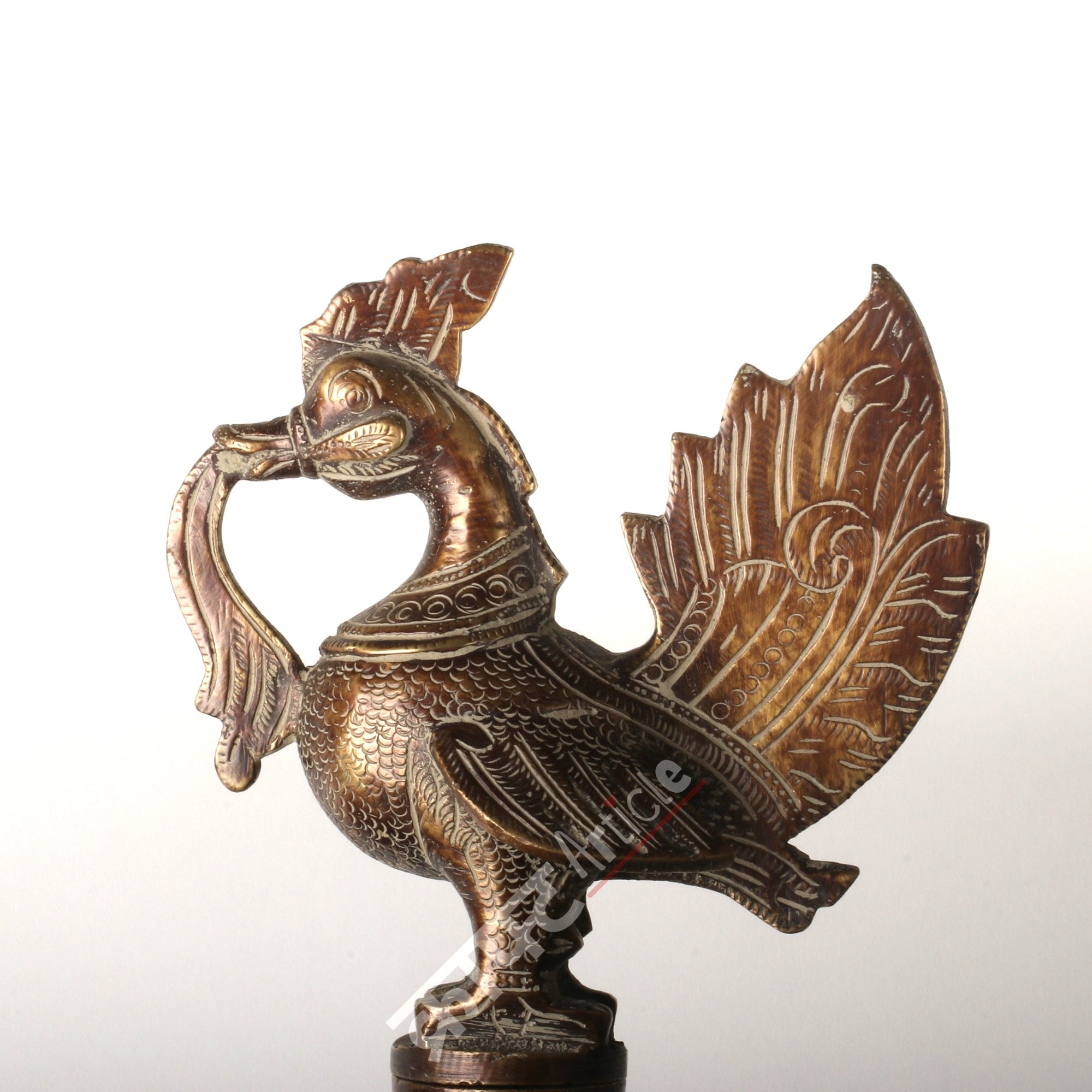 Traditional Oil Lamp (Peacock Diya)