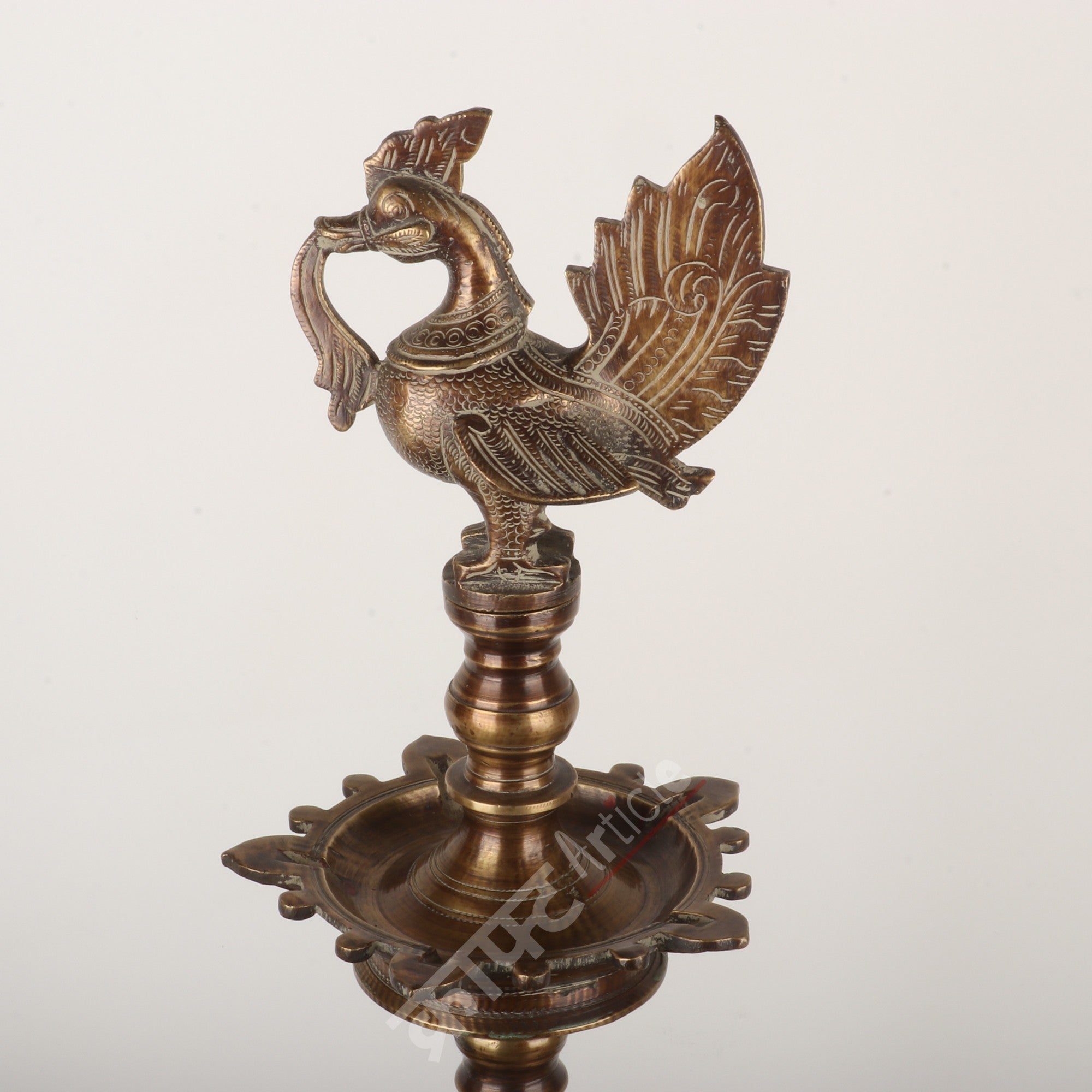 Traditional Oil Lamp (Peacock Diya)