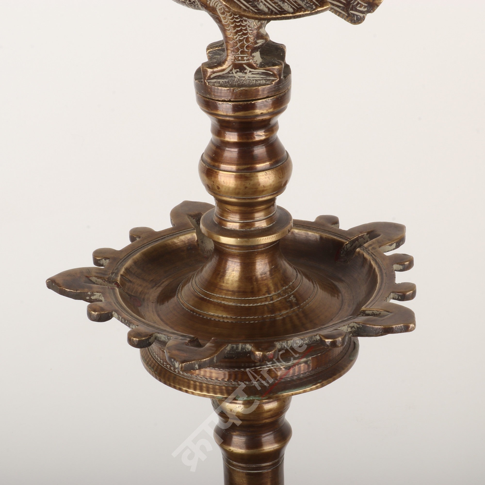 Traditional Oil Lamp (Peacock Diya)