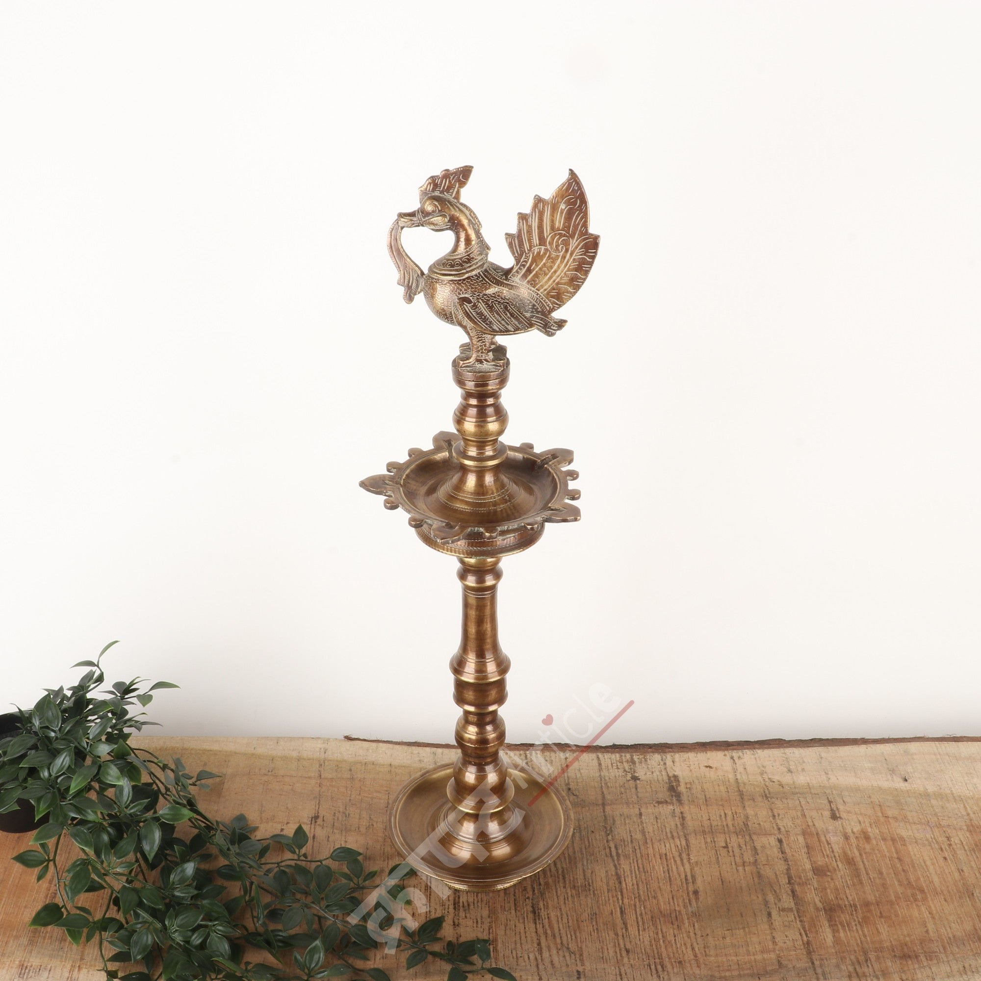 Traditional Oil Lamp (Peacock Diya)