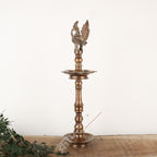 Traditional Oil Lamp (Peacock Diya)