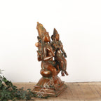 Brass Vishnu Lakshmi Sculpture