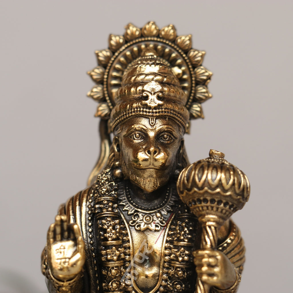 Brass Lord Hanuman Idol