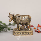 Brass Kamdhenu Cow Idol