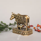 Brass Kamdhenu Cow Idol