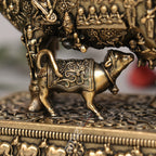 Brass Kamdhenu Cow Idol