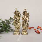 Brass Radha Krishna Idol