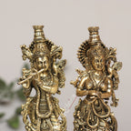 Brass Radha Krishna Idol