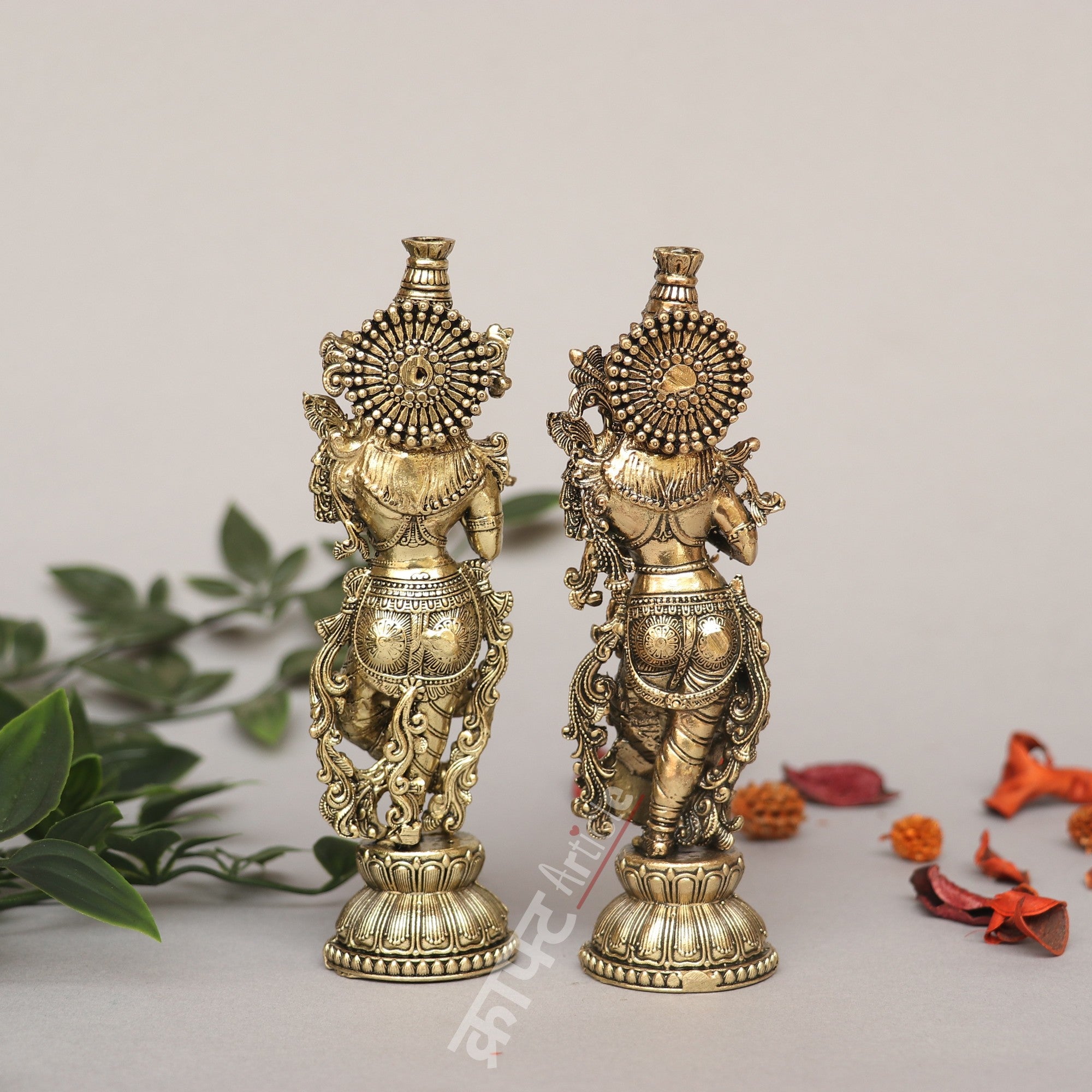 Brass Radha Krishna Idol