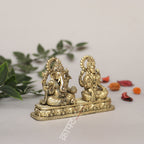 Brass Lakshmi Ganesh Idol
