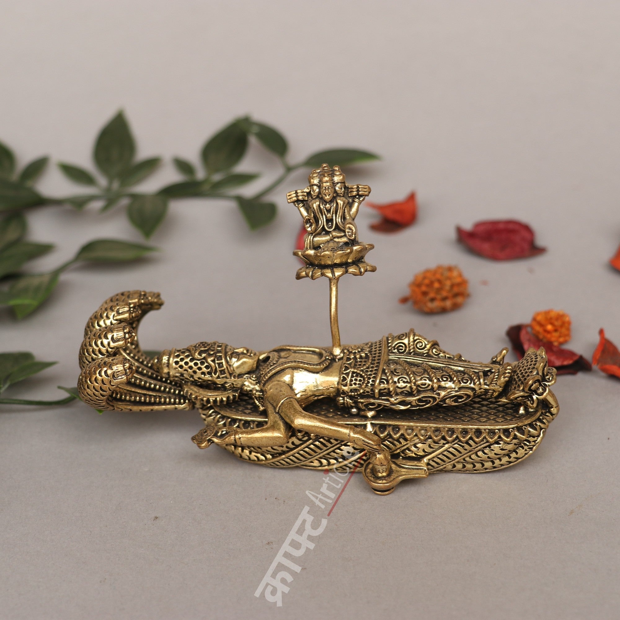 Brass Superfine Lord Vishnu Idol