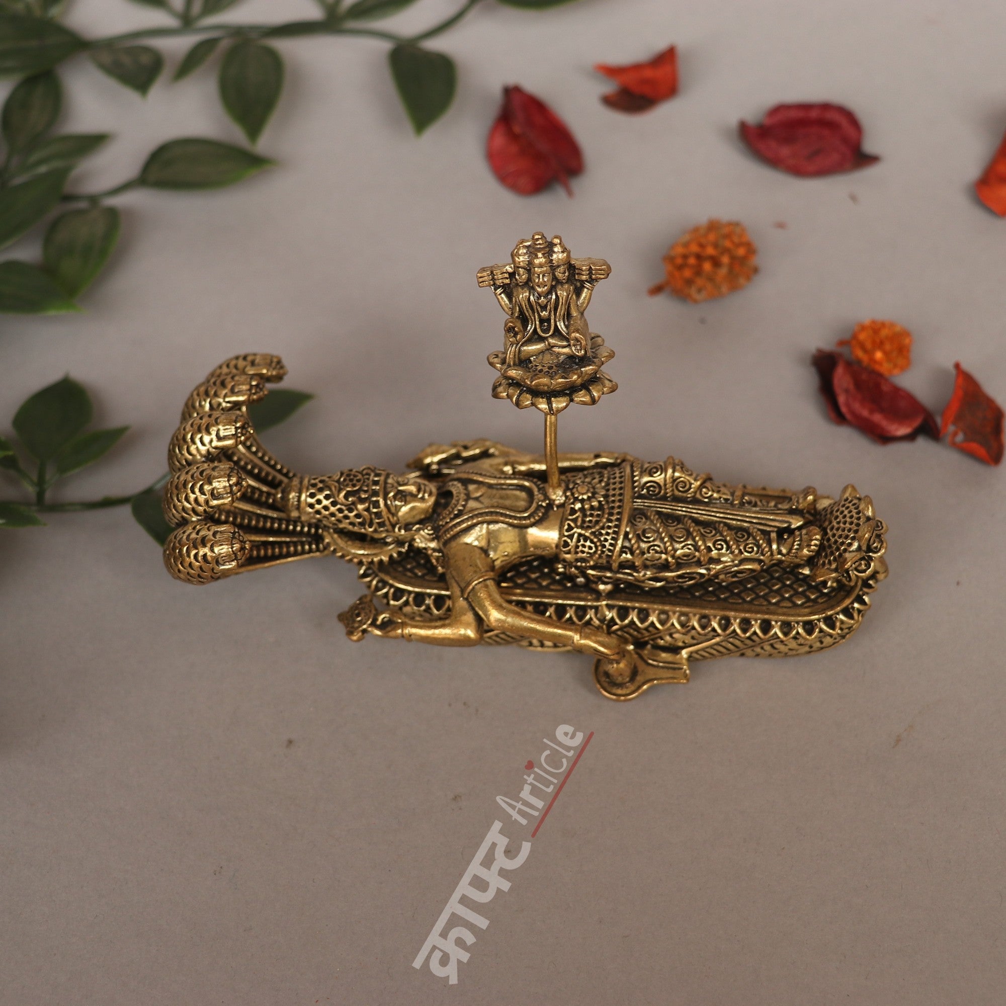 Brass Superfine Lord Vishnu Idol