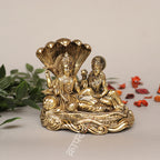 Brass Superfine Lord Vishnu Lakshmi Idol