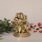 Brass Lord Panchmukhi Hanuman Idol