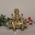 Brass Superfine Lakshmi Idol