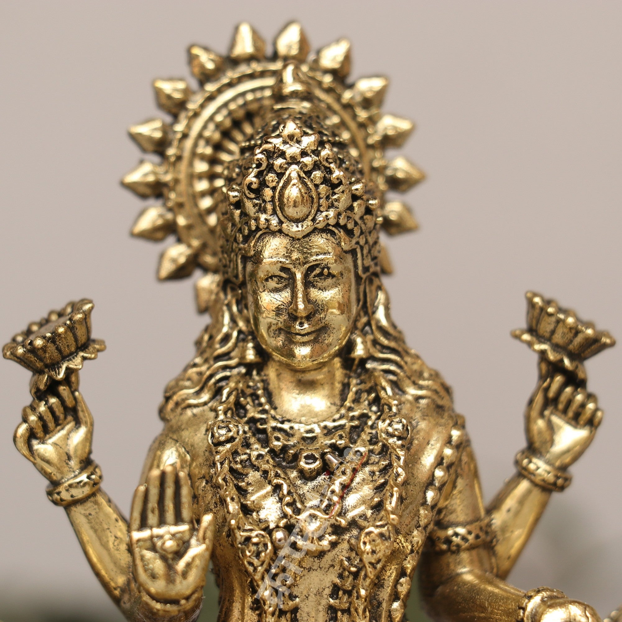 Brass Superfine Lakshmi Idol