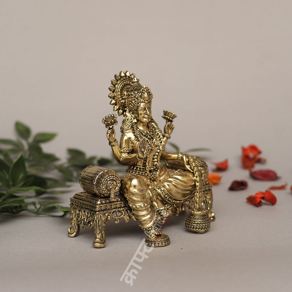 Brass Superfine Lakshmi Idol