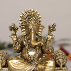 Brass Superfine Ganesha Idol