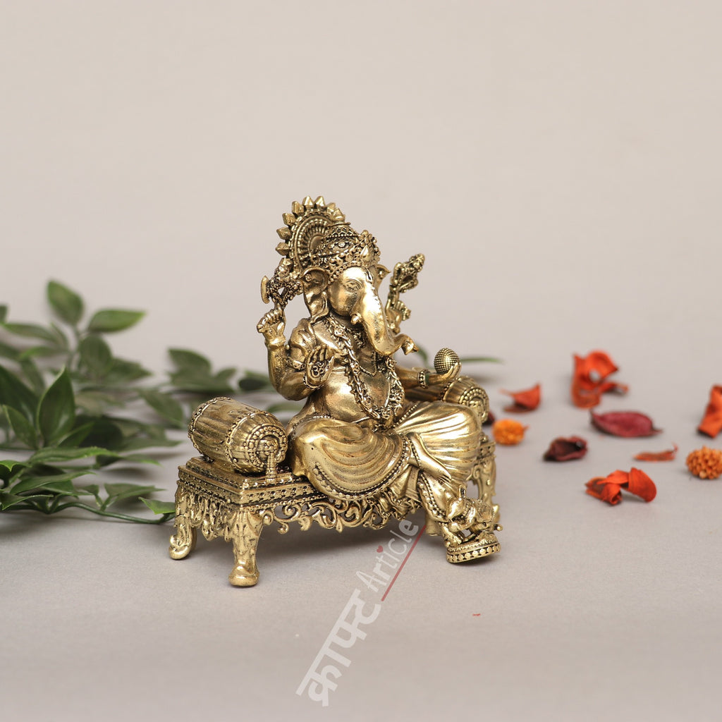 Brass Superfine Ganesha Idol