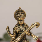 Brass Goddess Sarasvati Idol – Symbol of Wisdom & Art