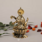 Brass Goddess Sarasvati Idol – Symbol of Wisdom & Art