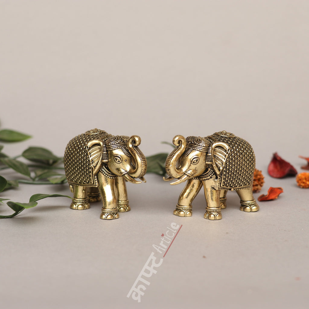 Brass Superfine Elephant Idols
