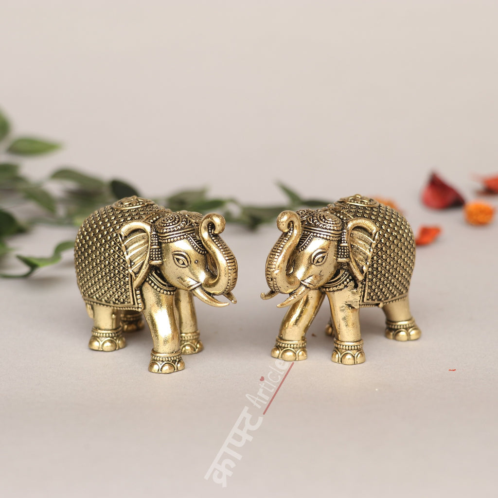 Brass Superfine Elephant Idols