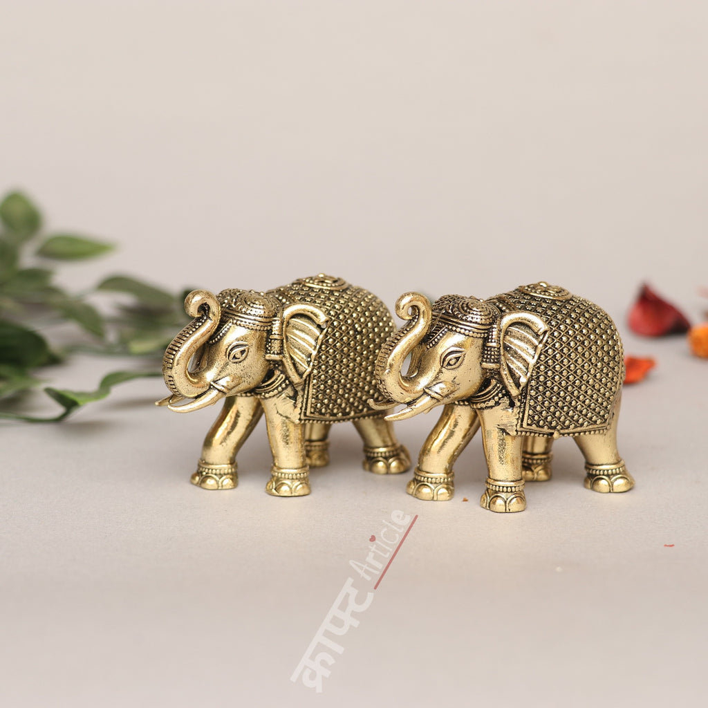 Brass Superfine Elephant Idols