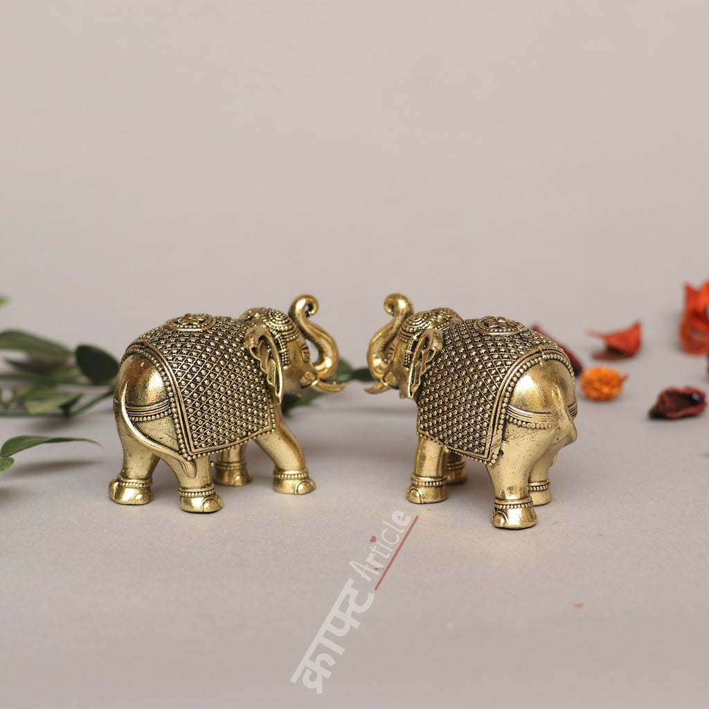 Brass Superfine Elephant Idols
