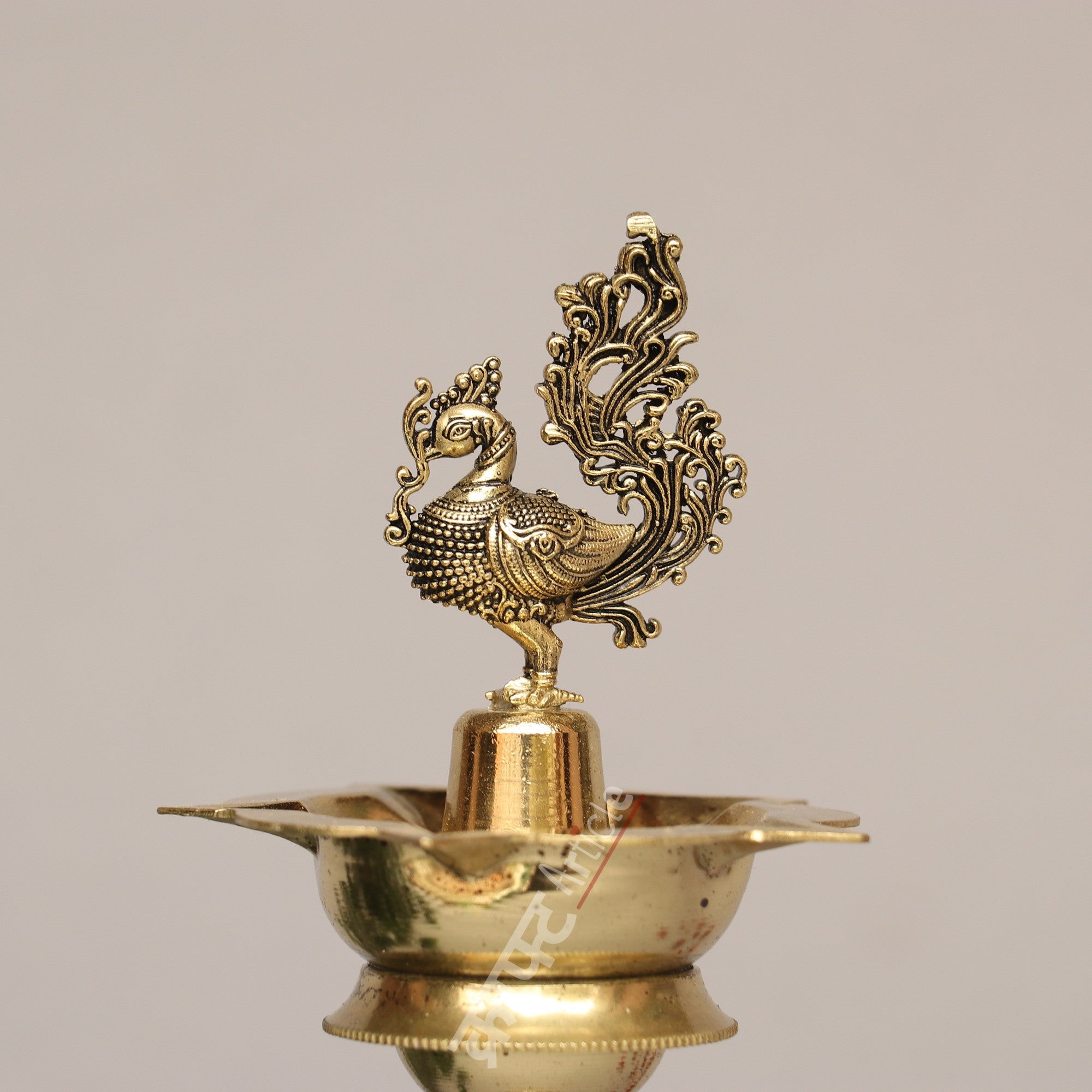 Brass Puja Oil Lamp – Timeless Glow of Tradition