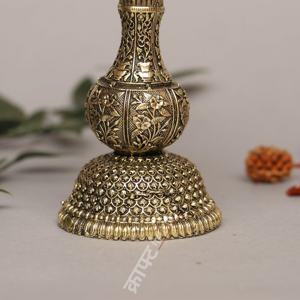 Brass Puja Oil Lamp – Timeless Glow of Tradition