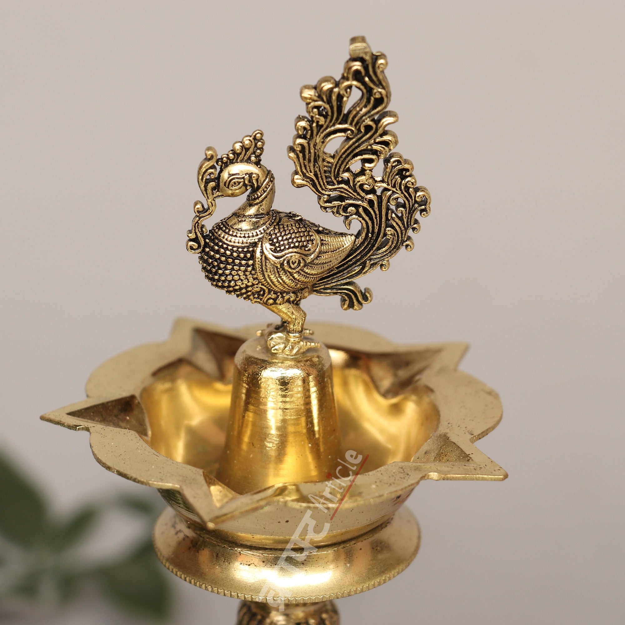 Brass Puja Oil Lamp – Timeless Glow of Tradition
