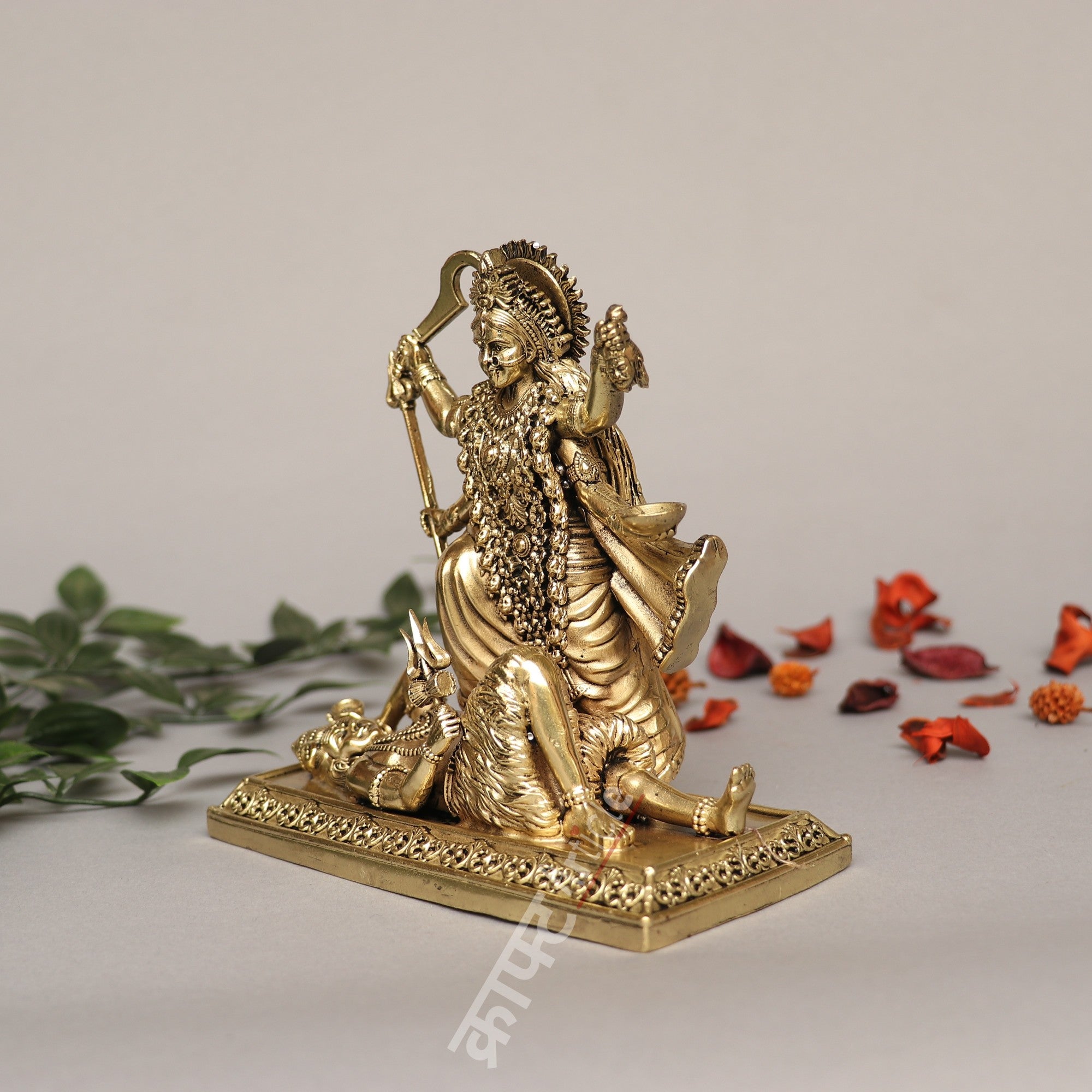 Brass Goddess Kali Idol – Power, Protection & Transformation
