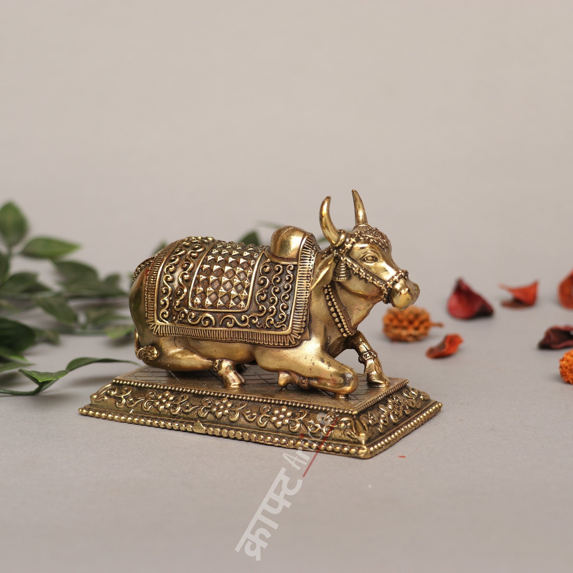Brass Shiva Nandi Idol
