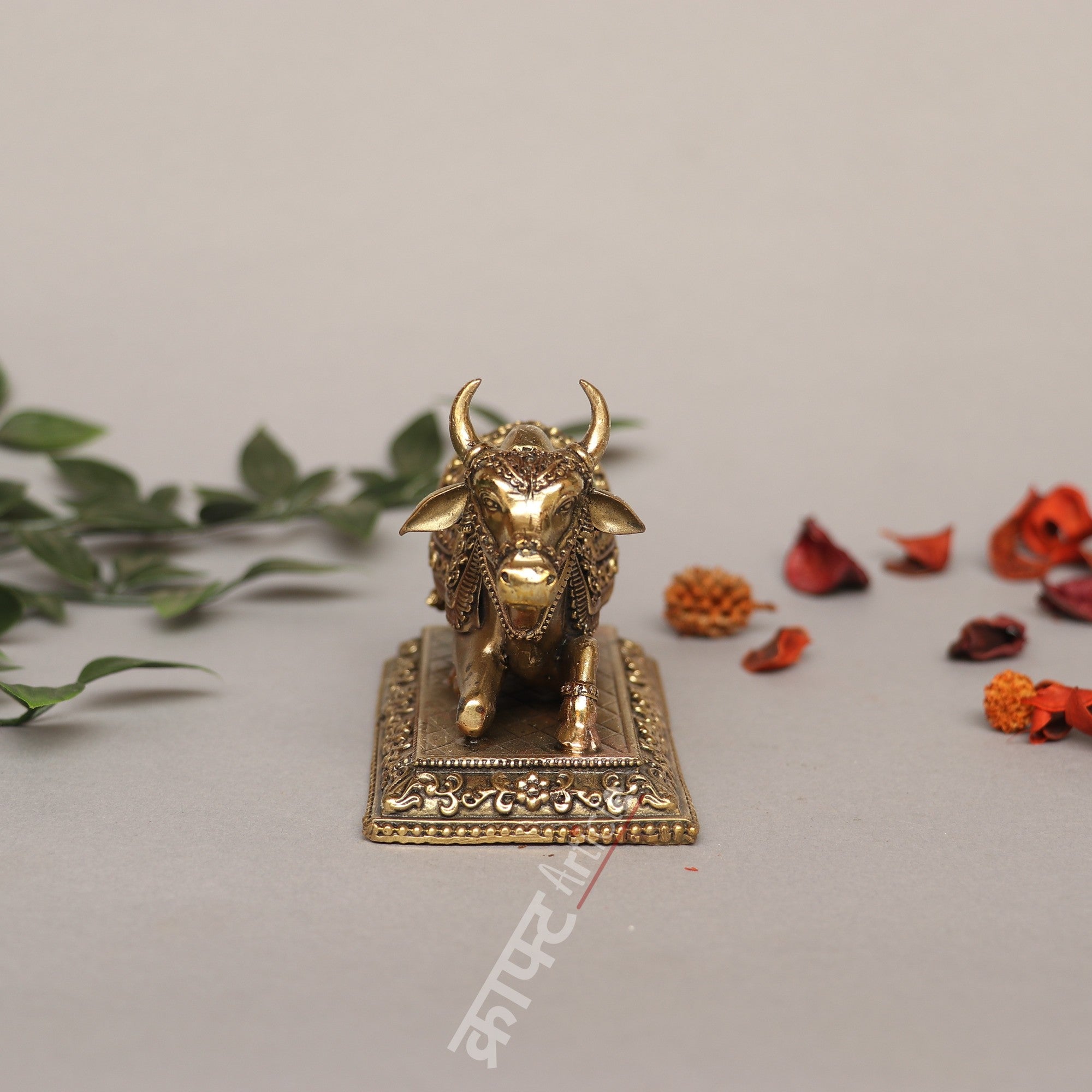 Brass Shiva Nandi Idol