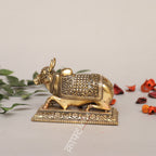Brass Shiva Nandi Idol