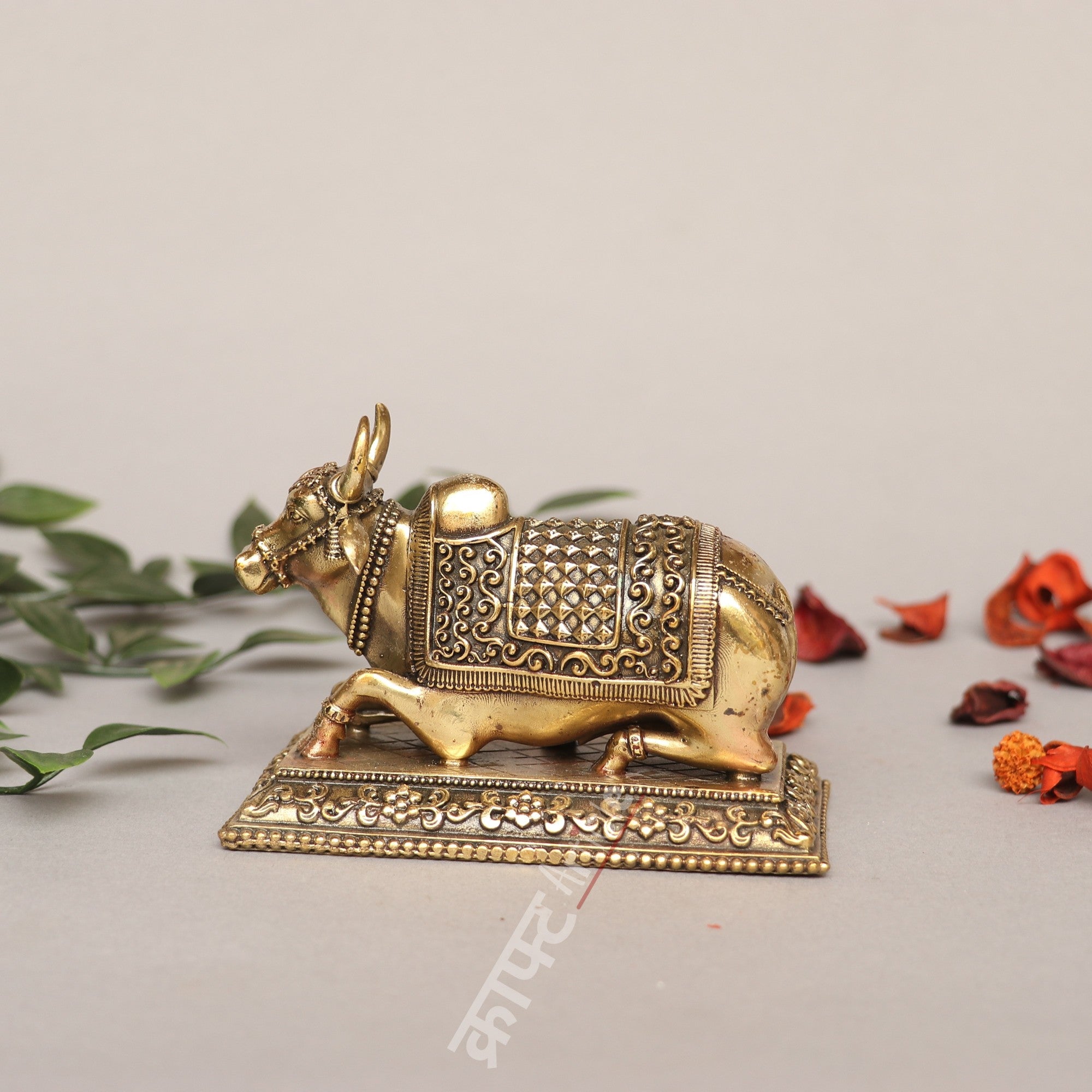 Brass Shiva Nandi Idol