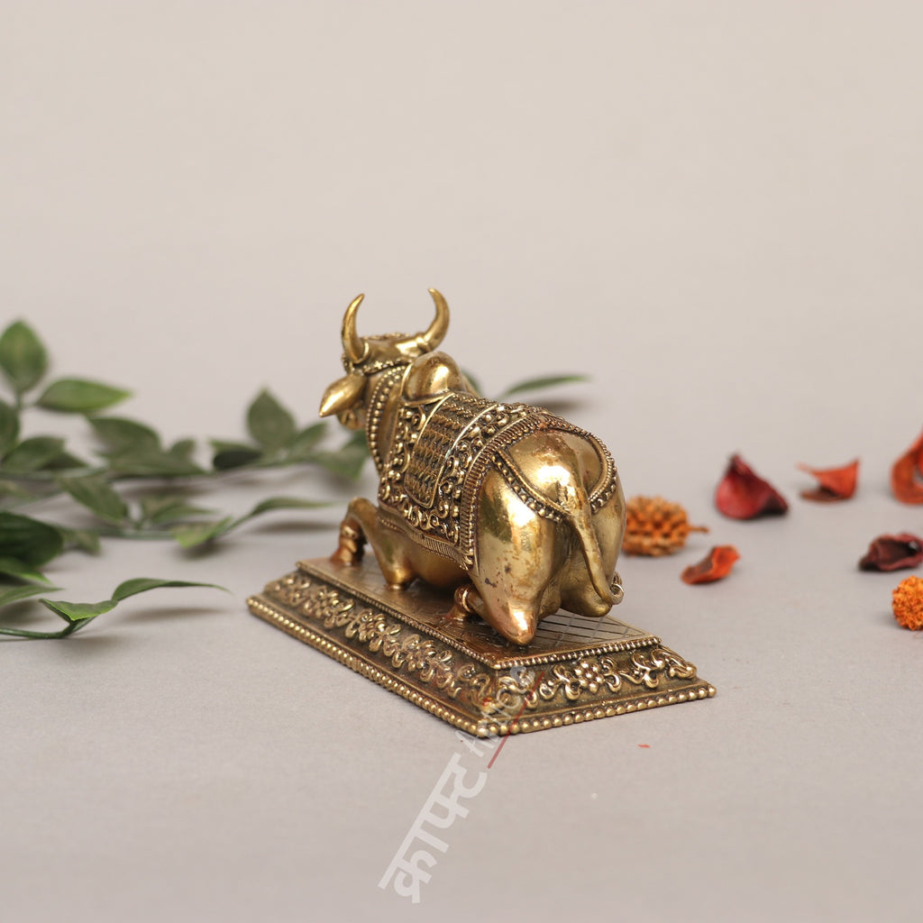 Brass Shiva Nandi Idol