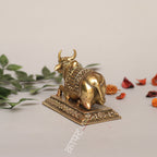 Brass Shiva Nandi Idol