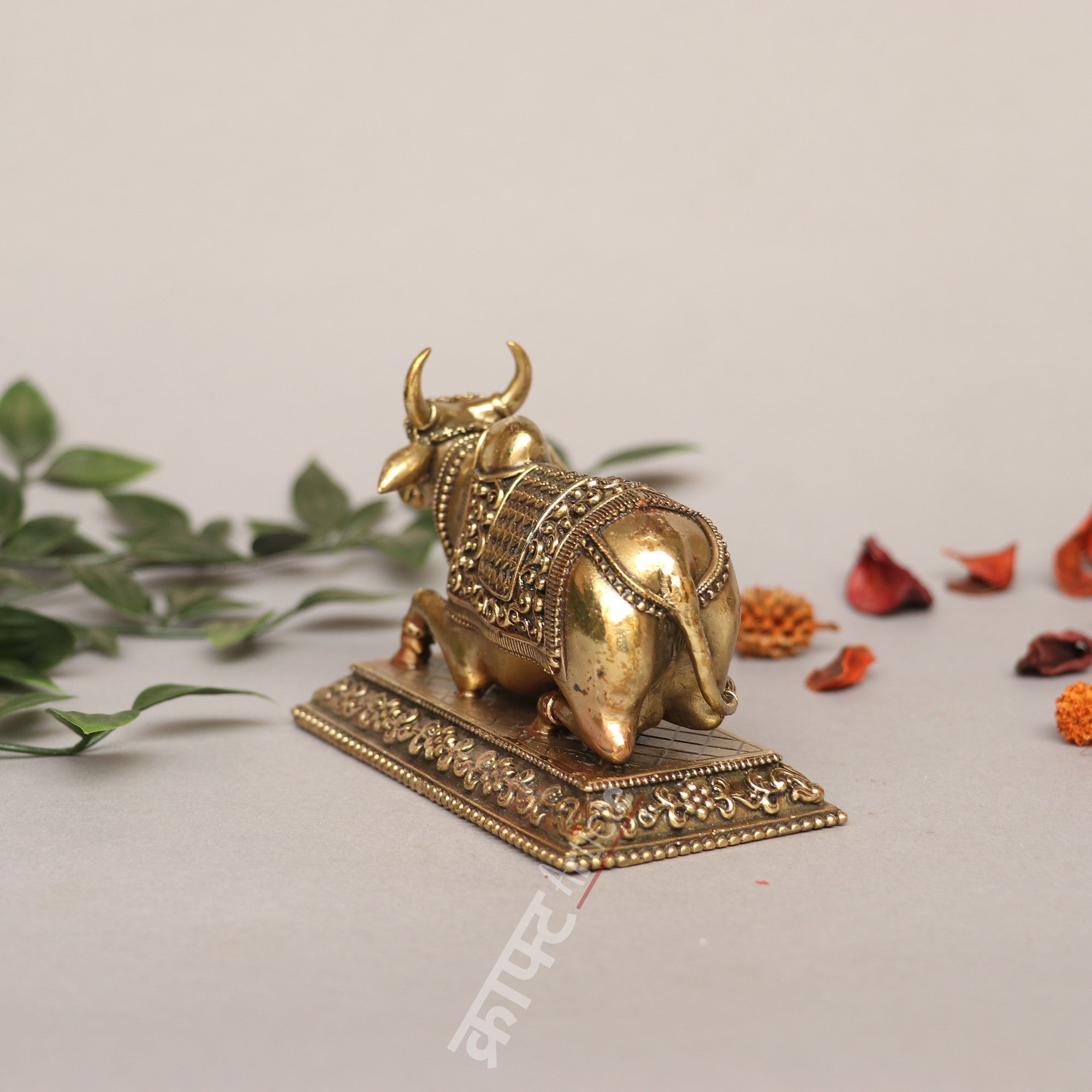 Brass Shiva Nandi Idol