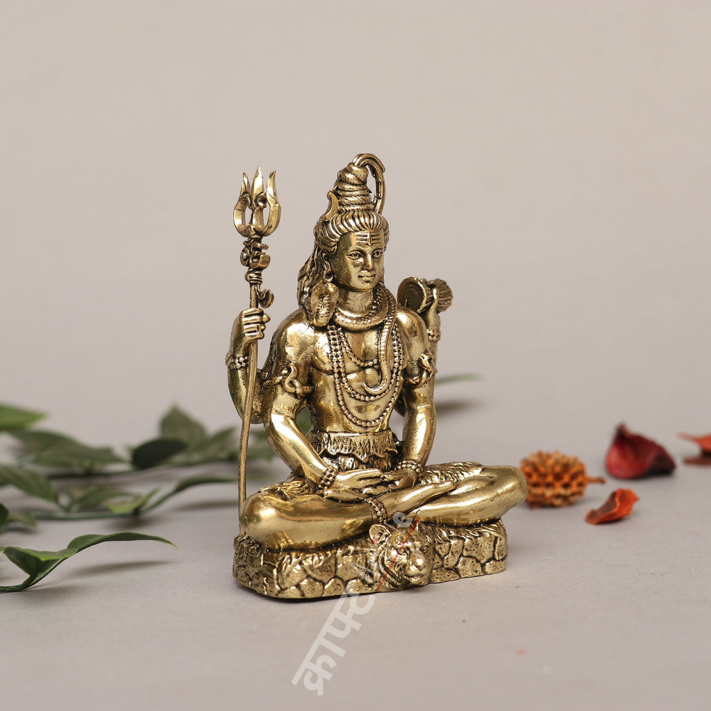 Brass Lord Shiva Idol