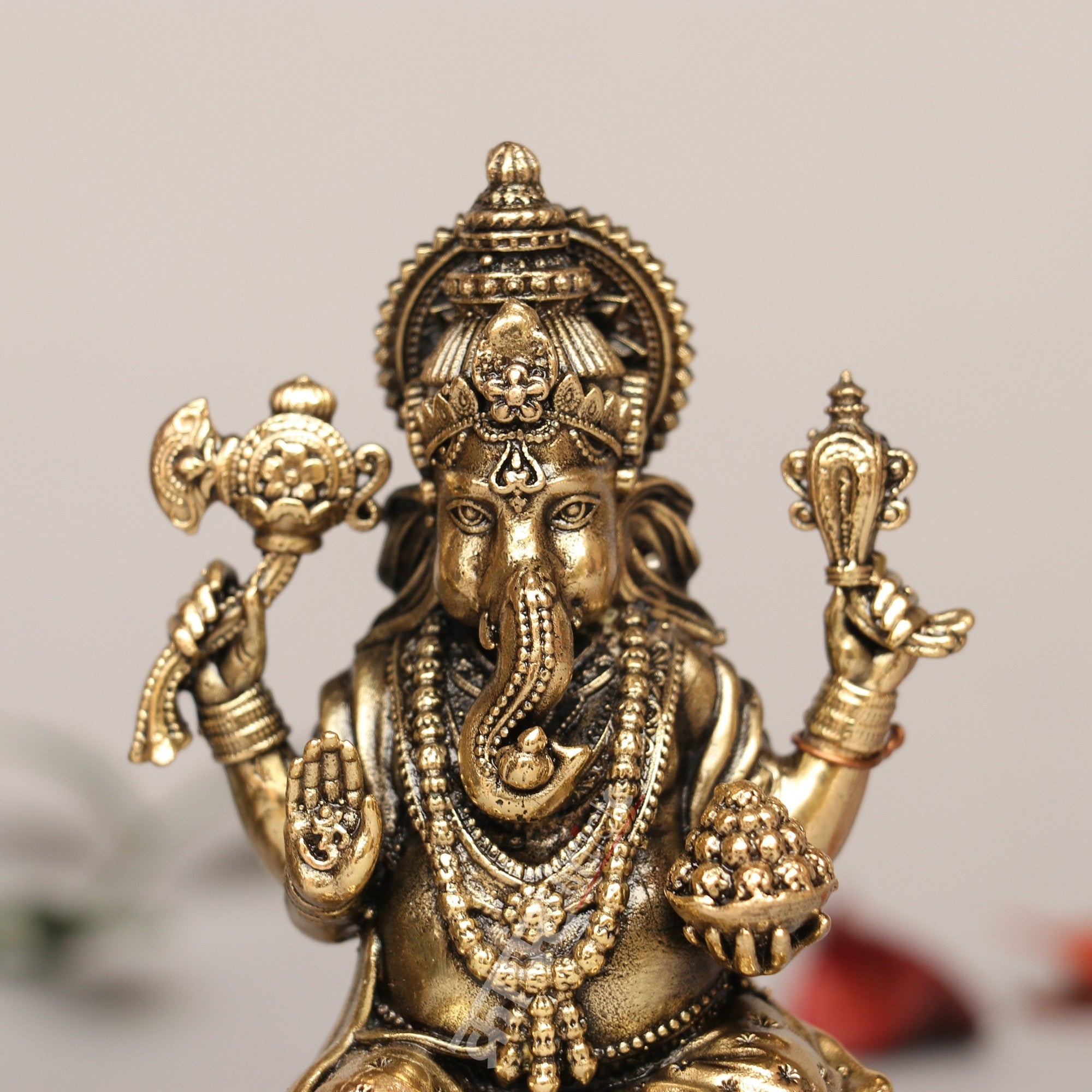 Brass Superfine Lakshmi Ganesh Idol
